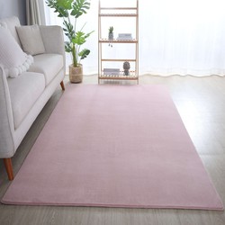 Alberta Laagpolig Fluffy Roze vloerkleed - - 240 X 340 CM