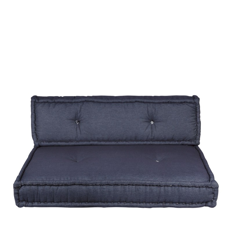 lounge matrassen jeans S-M-L-XL - 120x30x15 cm - 
