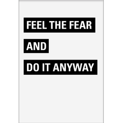 Feel The Fear Poster (70x100cm)