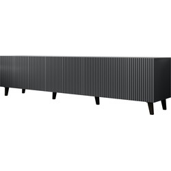 Meubella TV-Meubel Vintar - Antraciet - 200 cm