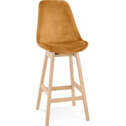 MORISS halfhoge snackkruk 48x56x103 cm Mosterd