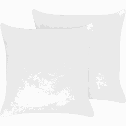 TRIGLAV - Hoofdkussen set van 2 - Wit - 80 x 80 cm - Hoog - Polyester