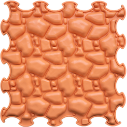 Ortoto Ortoto Sensory Massage Puzzle Mat Stones Atlantic Salmon