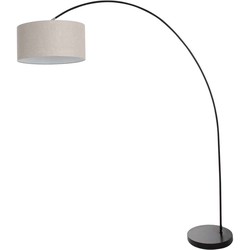 Mexlite vloerlamp Solva - zwart - metaal - 3898ZW