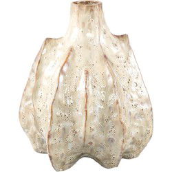 PTMD Bloempot Jordana - 19x17x22 cm - Keramiek - Creme