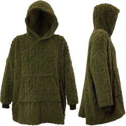 Unique Living - Hoodie Pleun - 70x50cm - Winter Green