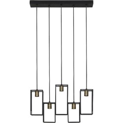 Light and Living hanglamp  - zwart - metaal - 2902412