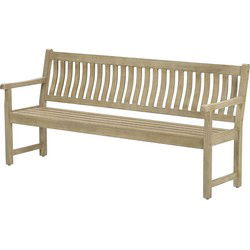 Vondel parkbench - eucalyptushout met white wash - L190 cm