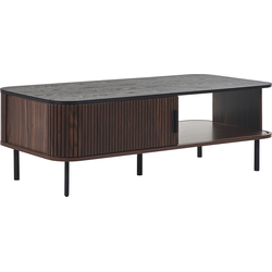 Beliani JOSE - Salontafel-Donkere houtkleur-MDF