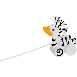 Goki Goki Pull-along animal, zebra-duck 16 x 5