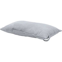 Universeel hoofdkussen ca. 24x40 cm Panama light grey (4 stuks)