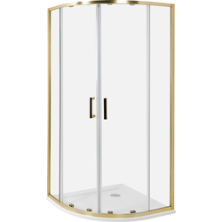 Beliani JUKATAN - Douchecabine-Transparant-Veiligheidsglas