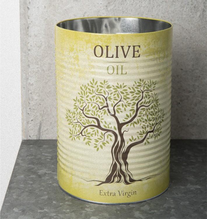 Storage Canister Tin - Olive Oil - 