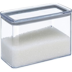 5Five Voorraadpot - keuken/voedsel - kunststof - 2000 ml - luchtdichte deksel - transparant - Voorraadpot
