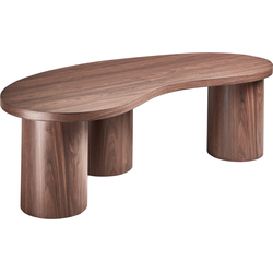 Beliani EASTON - Salontafel-Bruin-MDF