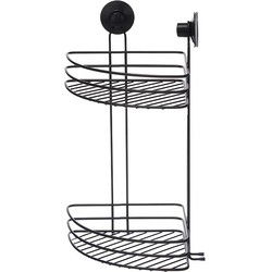 Berilo Doucherekje/badkamerrekje - 2 laags - 19 x 26 x 39 cm - Douche- en badrekjes