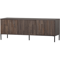 WOOOD New Gravure Tv Meubel - Essen - Espresso - 56x150x44