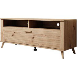 Meubella - TV-Meubel Ritch - Eiken - 129 cm