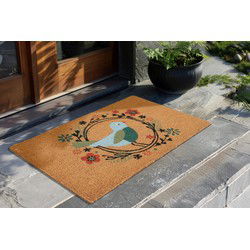 Bilbao Home - Deurmat - Droogloopmat – Bruin Beige - 100% Kokosvezel / PVC Rug- 45x75 CM