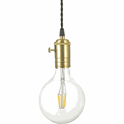 Ideal Lux - Doc - Hanglamp - Metaal - E27 - Messing