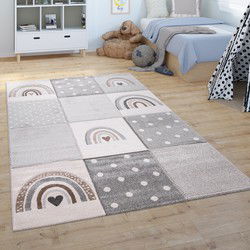 Kindervloerkleed - Cosena - Grijs - 160x230 cm