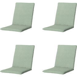 Madison -  Stapelstoelkussen Napels kaki - Ca. 97x49 cm - Set van 4