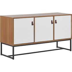 Beliani NUEVA - Sideboard-Lichte houtkleur-MDF