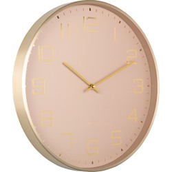 Wall Clock Elegance Glow