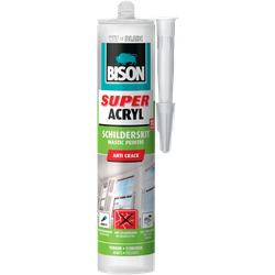 Super Acrylaat Schilderskit Wit Koker 300 ml - Bison