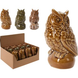 Owl Pocelain 3ass 11 cm