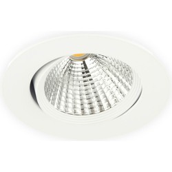 Groenovatie Inbouwspot LED 7W Dimbaar, Wit, Rond, Kantelbaar, 230V