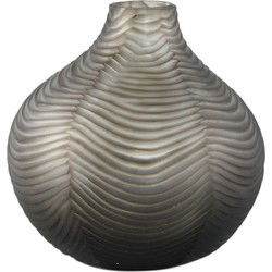 PTMD Vaas Elichi - 23x23x23 cm - Glas - Bruin
