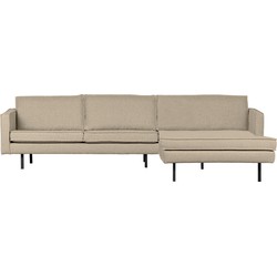 BePureHome Rodeo Chaise Longue Rechts - Bouclé - Beige - 85x300x155