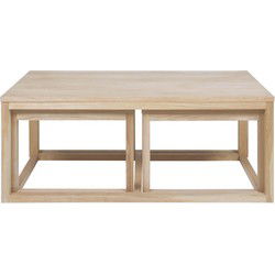 Salontafel - Naturel - 120x60x50cm - Elvik