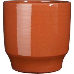 Mica Decorations Bloempot Diaz - 31x31x32 cm - Terracotta - Oranje