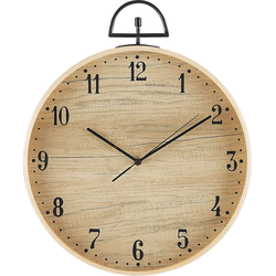 OPFIKON  - Wandklok - Lichte houtkleur  - MDF