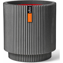Vaas cylinder groove nl antraciet II