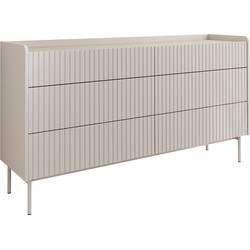 Meubella Ladekast Livako - Beige - 153 cm