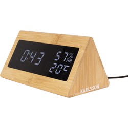 alarm Clock Triangle Bamboo