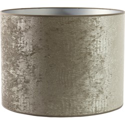 Light & Living - Lampenkap CHELSEA - Ø50x38cm - Zilver