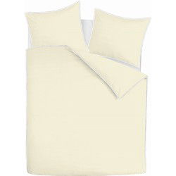 Dekbedovertrekset Lanotte® - 140x200/220 + 1*60x70 - Amalfi Collectie - Overlock Creme