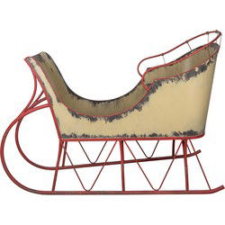 Clayre & Eef Arrenslee Kerst Groot Beige Metaal