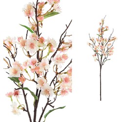 PTMD Blossom Flower Kersenbloesem Kunsttak - 52x23x96 cm - Crème/Roze