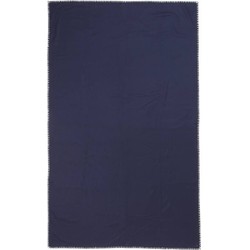 Plaid, blauw, 100% wol, 140x200
