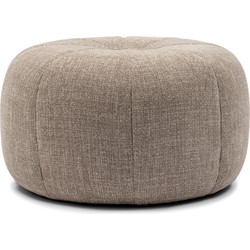 Riviera Maison Falcone Stool, chenille jacquard, bright taupe