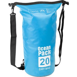 Decopatent® Waterdichte Tas - Dry bag - 20L - Ocean Pack - Dry Sack - Survival Outdoor Rugzak - Drybags - Boottas - Zeiltas -Blauw