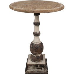 Clayre & Eef Bijzettafel Bruin Hout