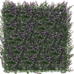 Greenmoods Kunsthaag Buxus - Nep plant - Sterk UV bestendig - 1 Stuk - 50x50cm - Paars -