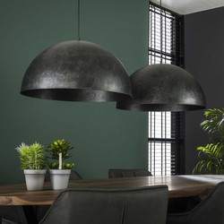Hanglamp 2-Lichts Charcoal - Metaal - Ø60cm - Lamp Dome