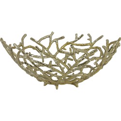 D - Light & Living - Schaal RAHMI - Ø45x18.5cm - Goud